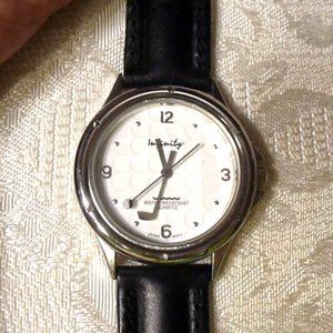 NWOT Men's Infinity Golf Watch w/Dimpled Face, Golf-Themed Hands.  New Battery